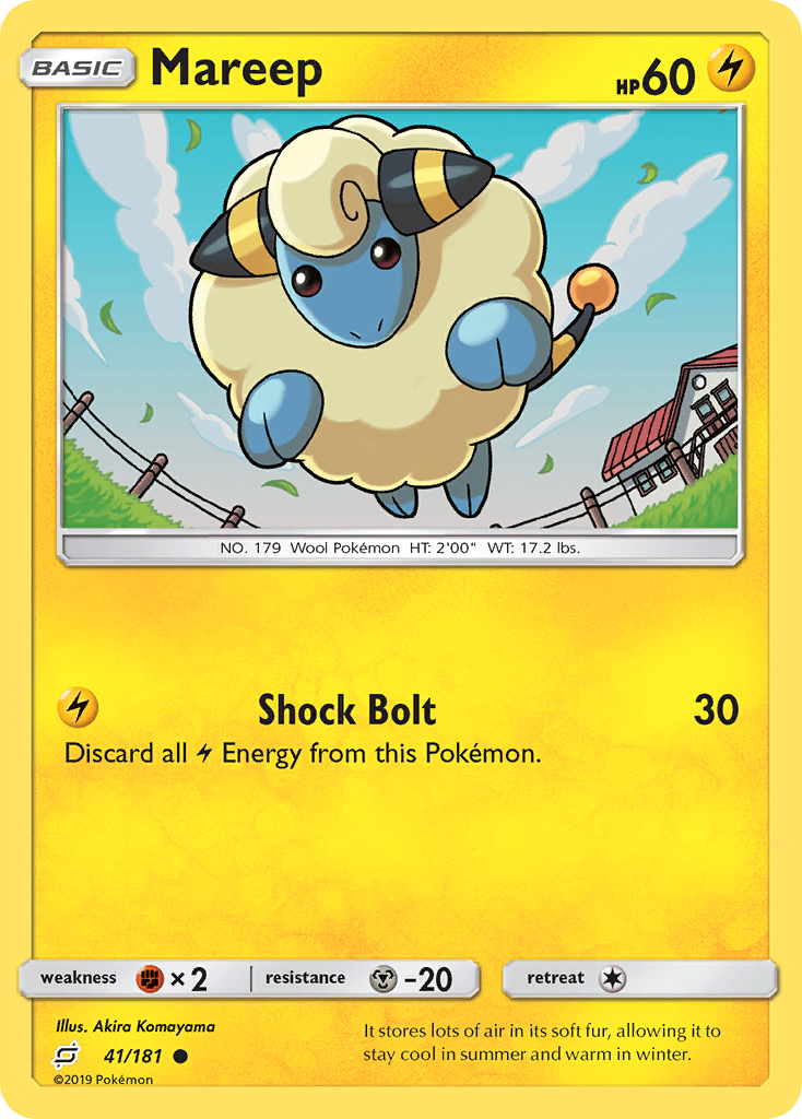 Mareep (41/181) [Sun & Moon: Team Up] | Amazing Games TCG