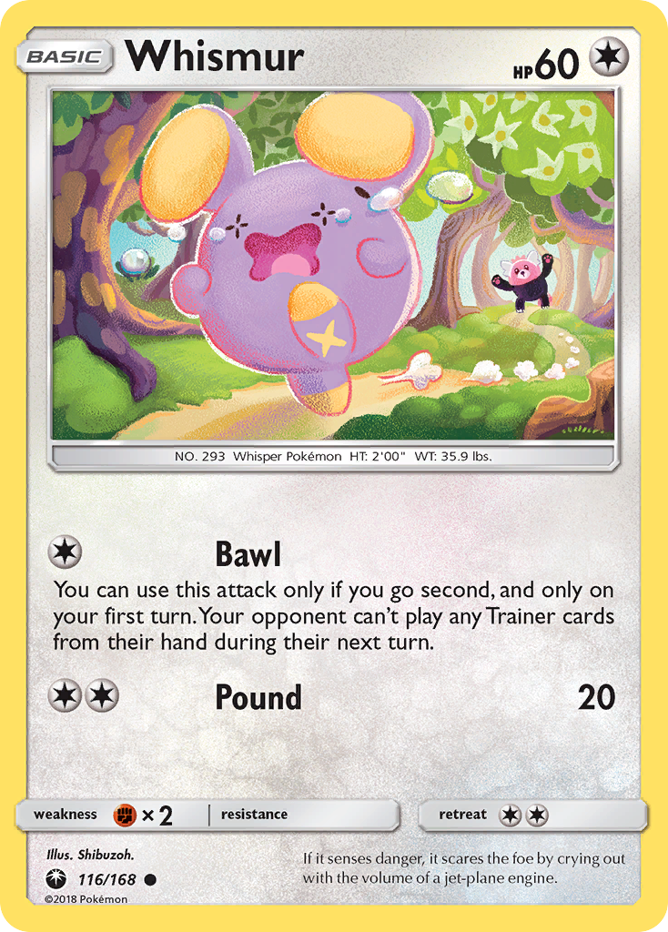 Whismur (116/168) [Sun & Moon: Celestial Storm] | Amazing Games TCG