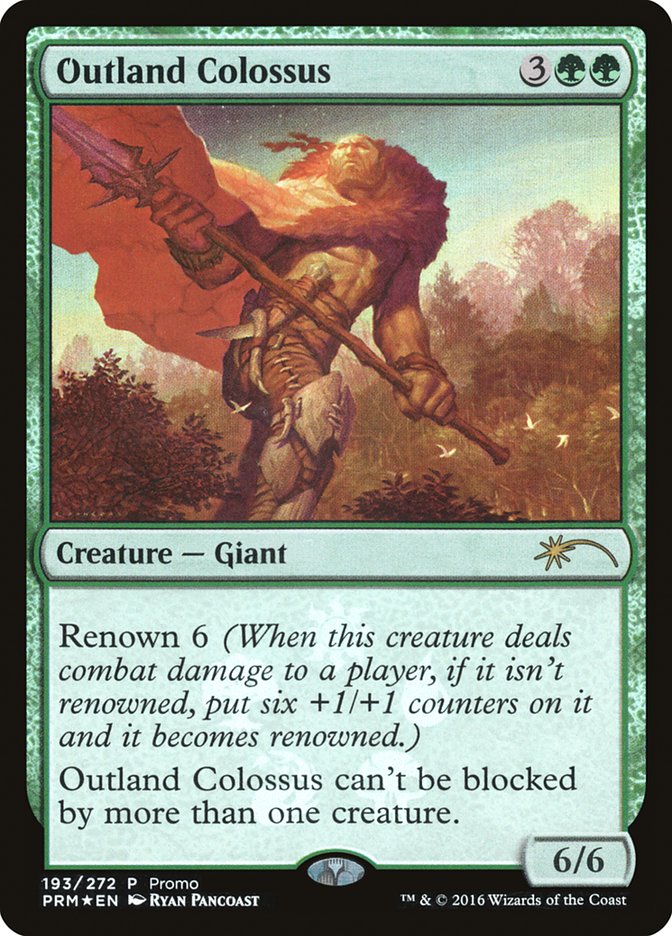 Outland Colossus [Resale Promos] | Amazing Games TCG