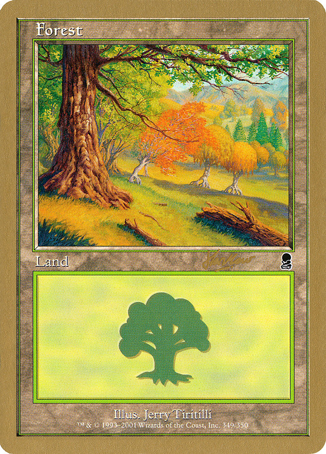 Forest (shh349) (Sim Han How) [World Championship Decks 2002] | Amazing Games TCG