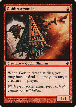 Goblin Arsonist [Duel Decks: Sorin vs. Tibalt] | Amazing Games TCG