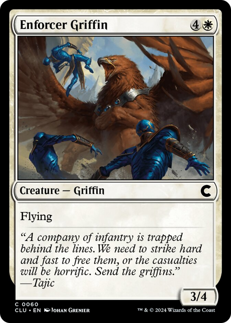 Enforcer Griffin [Ravnica: Clue Edition] | Amazing Games TCG