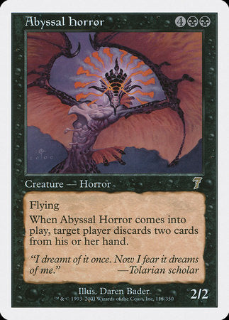 Abyssal Horror [Seventh Edition] | Amazing Games TCG