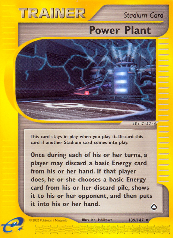 Power Plant (139/147) [Aquapolis] | Amazing Games TCG