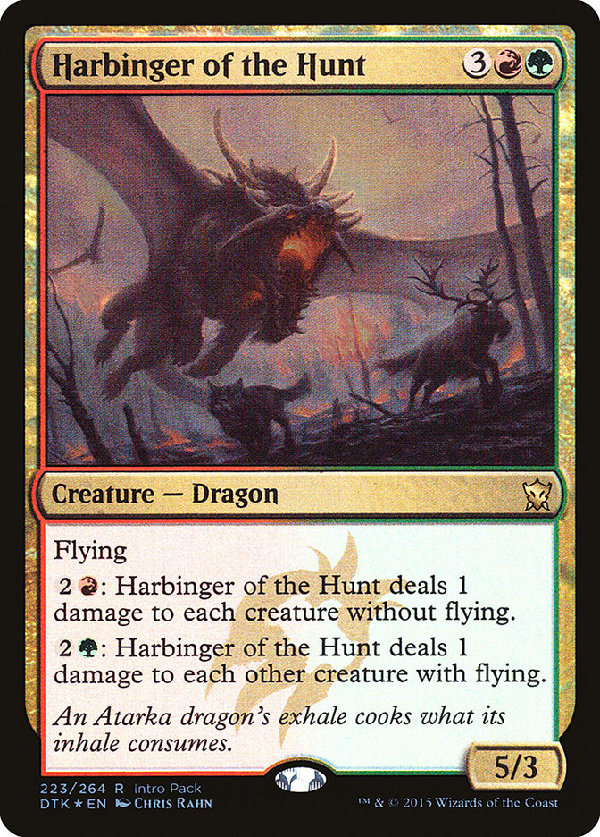 Harbinger of the Hunt (Intro Pack) [Dragons of Tarkir Promos] | Amazing Games TCG