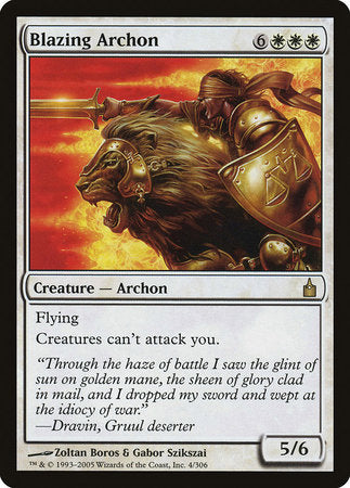 Blazing Archon [Ravnica: City of Guilds] | Amazing Games TCG