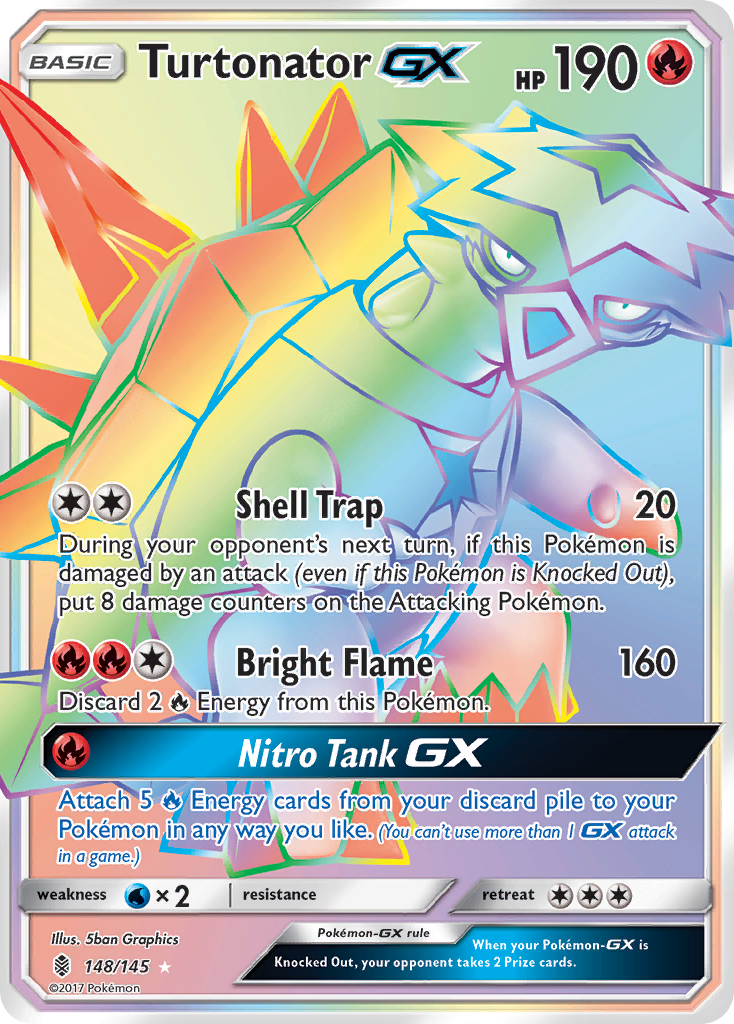 Turtonator GX (148/145) [Sun & Moon: Guardians Rising] | Amazing Games TCG