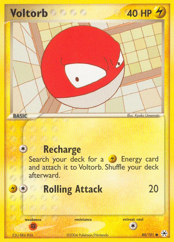 Voltorb (80/101) [EX: Hidden Legends] | Amazing Games TCG