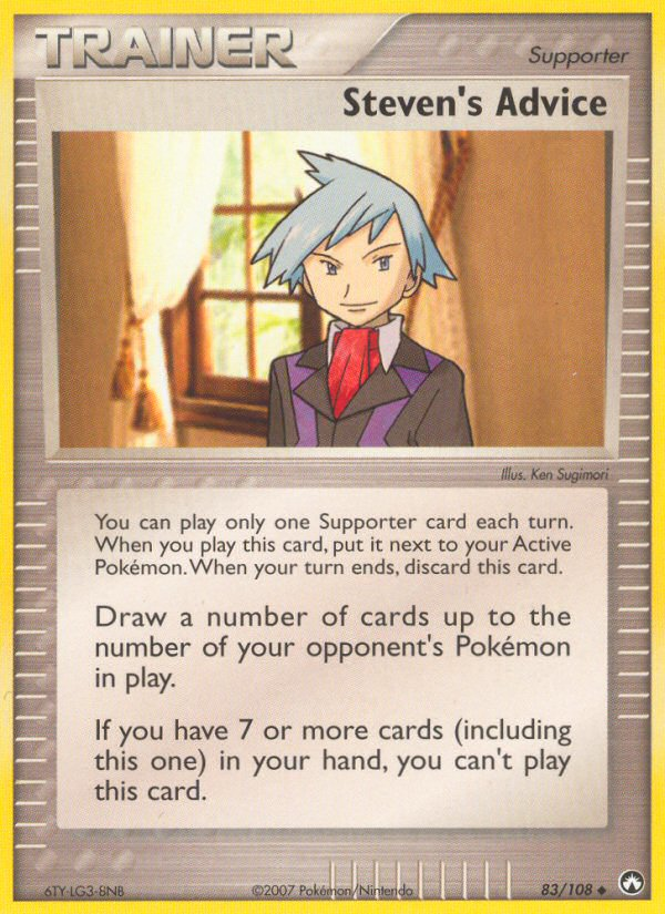 Steven's Advice (83/108) [EX: Power Keepers] | Amazing Games TCG