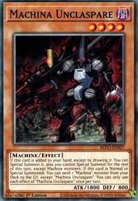 Machina Unclaspare [BLVO-EN027] Common | Amazing Games TCG