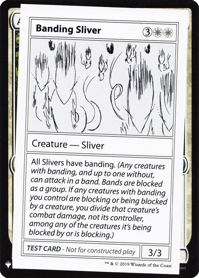Banding Sliver [Mystery Booster Playtest Cards] | Amazing Games TCG