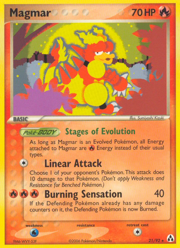 Magmar (21/92) [EX: Legend Maker] | Amazing Games TCG