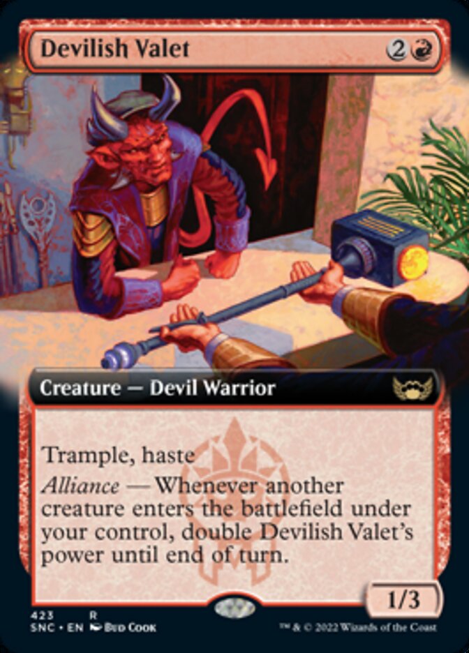 Devilish Valet (Extended Art) [Streets of New Capenna] | Amazing Games TCG