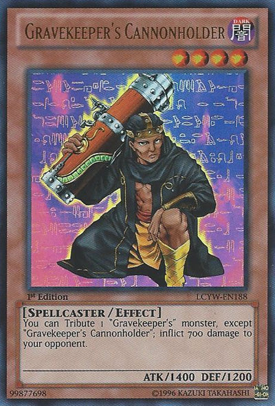 Gravekeeper's Cannonholder [LCYW-EN188] Ultra Rare | Amazing Games TCG