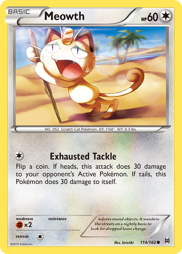 Meowth (114/162) [XY: BREAKthrough] | Amazing Games TCG