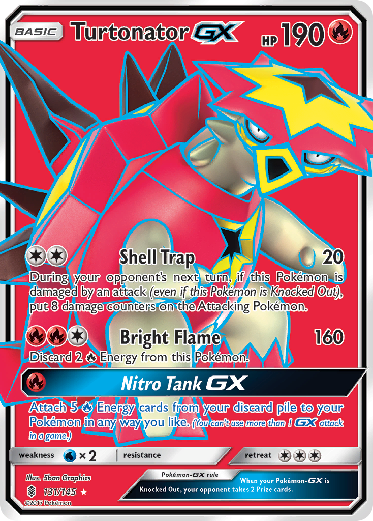 Turtonator GX (131/145) [Sun & Moon: Guardians Rising] | Amazing Games TCG