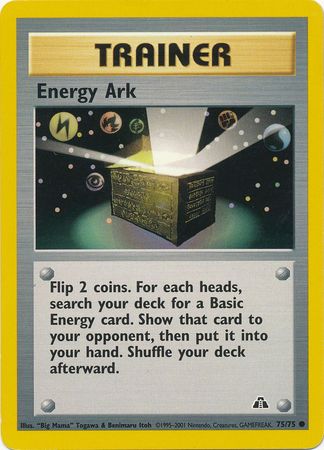 Energy Ark (75/75) [Neo Discovery Unlimited] | Amazing Games TCG