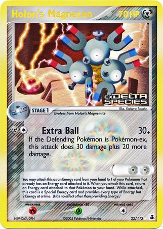 Holon's Magneton (22/113) (Stamped) [EX: Delta Species] | Amazing Games TCG