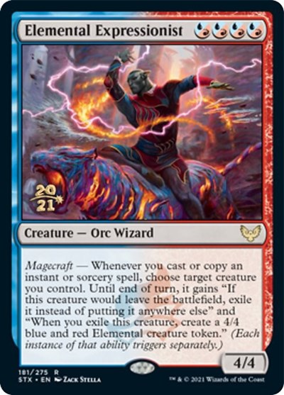 Elemental Expressionist [Strixhaven: School of Mages Prerelease Promos] | Amazing Games TCG