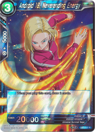 Android 18, Neverending Energy (DB2-037) [Divine Multiverse] | Amazing Games TCG