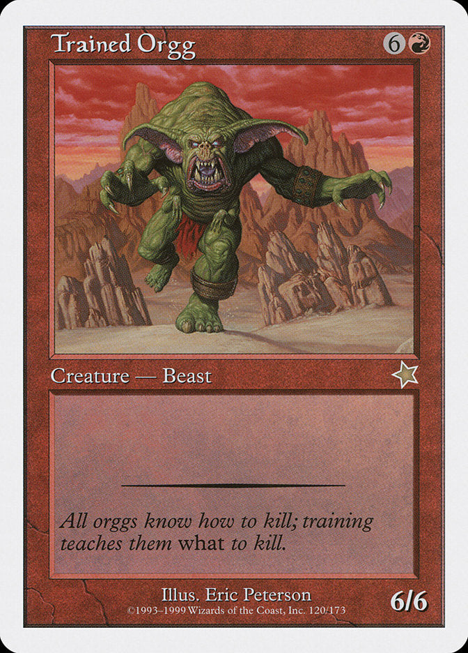 Trained Orgg [Starter 1999] | Amazing Games TCG