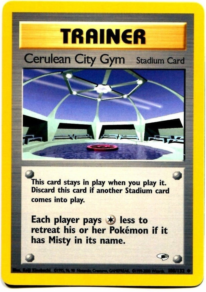 Cerulean City Gym (108/132) [Gym Heroes Unlimited] | Amazing Games TCG