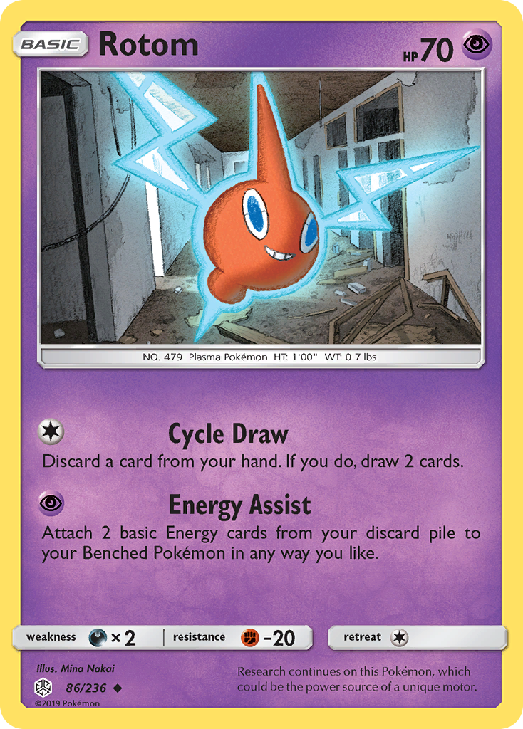 Rotom (86/236) [Sun & Moon: Cosmic Eclipse] | Amazing Games TCG