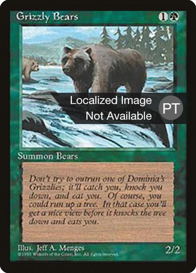 Grizzly Bears [Fourth Edition (Foreign Black Border)] | Amazing Games TCG