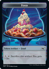 Cat // Food (10) Double-sided Token [Unfinity Tokens] | Amazing Games TCG