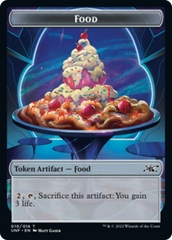 Teddy Bear // Food (010) Double-sided Token [Unfinity Tokens] | Amazing Games TCG