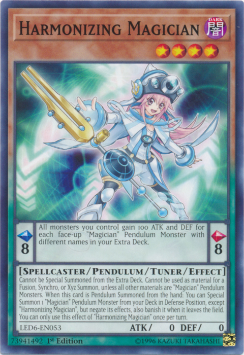 Harmonizing Magician [LED6-EN053] Common | Amazing Games TCG