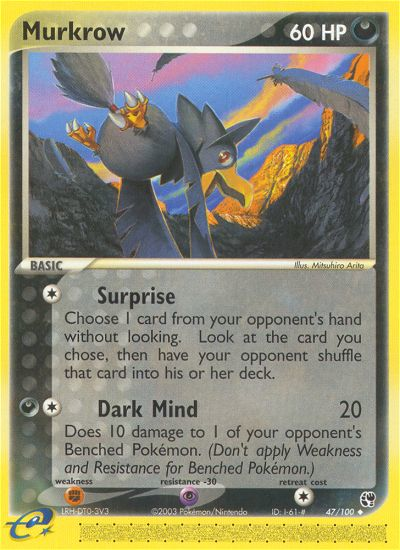 Murkrow (47/100) [EX: Sandstorm] | Amazing Games TCG