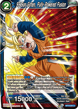 SS Son Goten, Fully-Powered Fusion (BT14-041) [Cross Spirits] | Amazing Games TCG