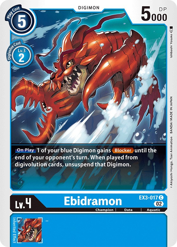 Ebidramon [EX3-017] [Draconic Roar] | Amazing Games TCG