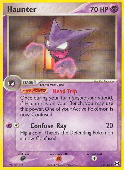 Haunter (34/112) [EX: FireRed & LeafGreen] | Amazing Games TCG