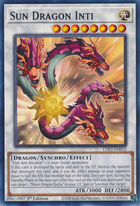 Sun Dragon Inti [LDS3-EN052] Common | Amazing Games TCG