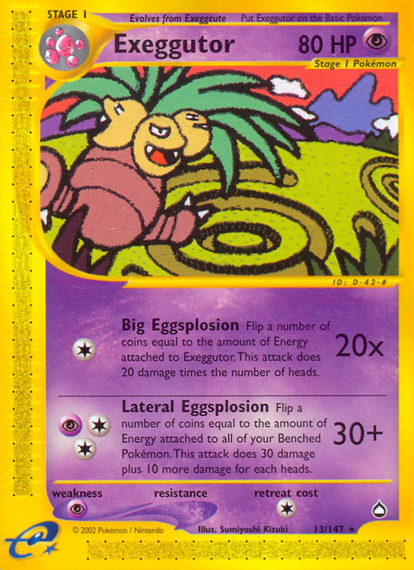 Exeggutor (13/147) [Aquapolis] | Amazing Games TCG