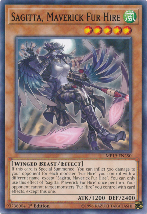 Sagitta, Maverick Fur Hire [MP19-EN250] Common | Amazing Games TCG