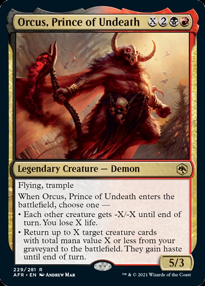 Orcus, Prince of Undeath [Dungeons & Dragons: Adventures in the Forgotten Realms] | Amazing Games TCG