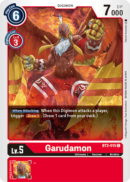 Garudamon [BT2-015] [Release Special Booster Ver.1.5] | Amazing Games TCG