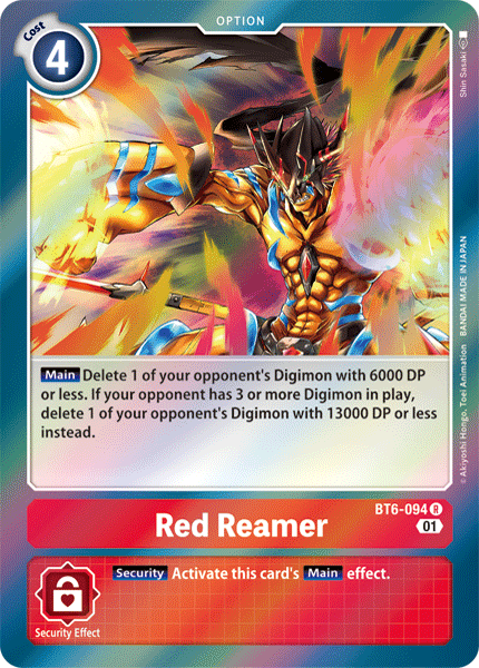 Red Reamer [BT6-094] [Double Diamond] | Amazing Games TCG