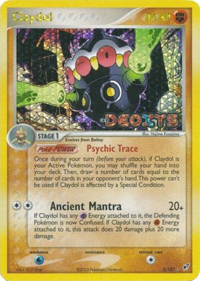 Claydol (5/107) (Stamped) [EX: Deoxys] | Amazing Games TCG