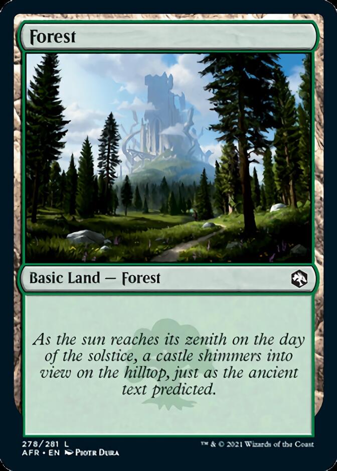 Forest (278) [Dungeons & Dragons: Adventures in the Forgotten Realms] | Amazing Games TCG