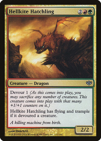 Hellkite Hatchling [Conflux] | Amazing Games TCG