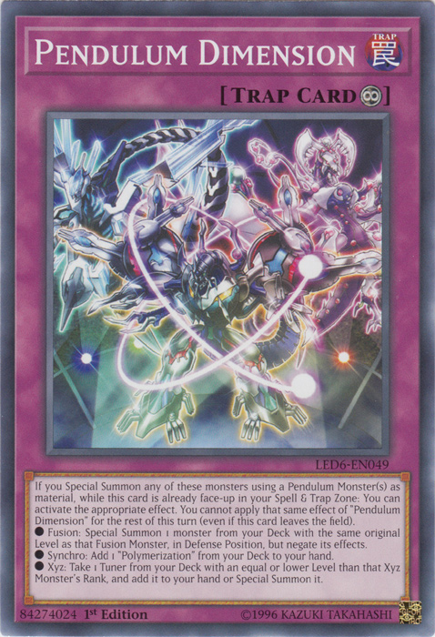 Pendulum Dimension [LED6-EN049] Common | Amazing Games TCG