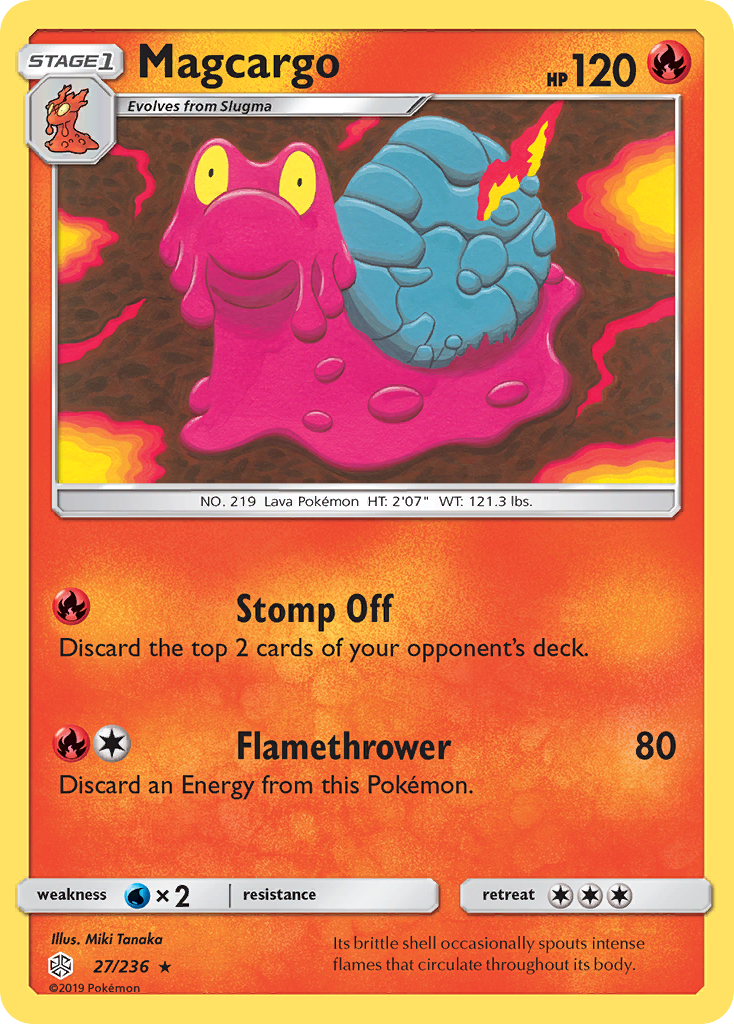 Magcargo (27/236) [Sun & Moon: Cosmic Eclipse] | Amazing Games TCG