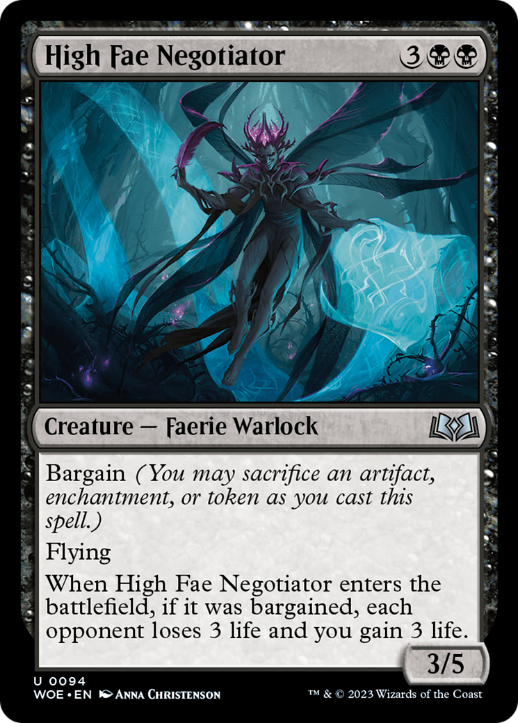 High Fae Negotiator [Wilds of Eldraine] | Amazing Games TCG