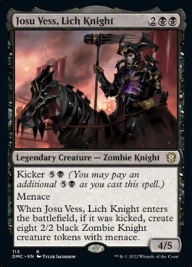 Josu Vess, Lich Knight [Dominaria United Commander] | Amazing Games TCG