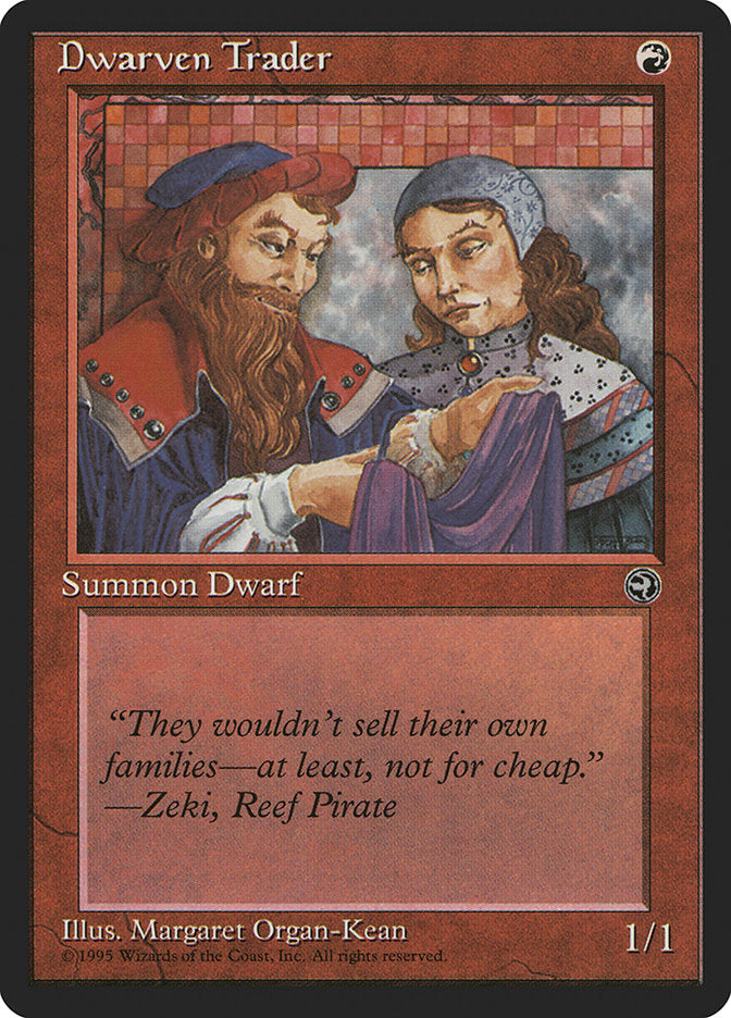 Dwarven Trader (Zeki Flavor Text) [Homelands] | Amazing Games TCG