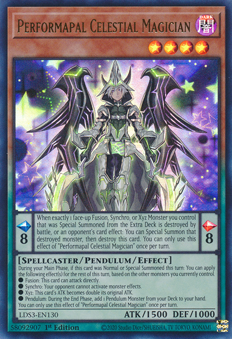 Performapal Celestial Magician [LDS3-EN130] Ultra Rare | Amazing Games TCG